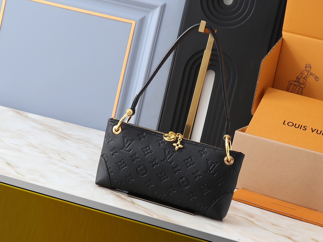 LV Classic Handbag Monogram Canvas Model M11607 Crossbody Strap Evening